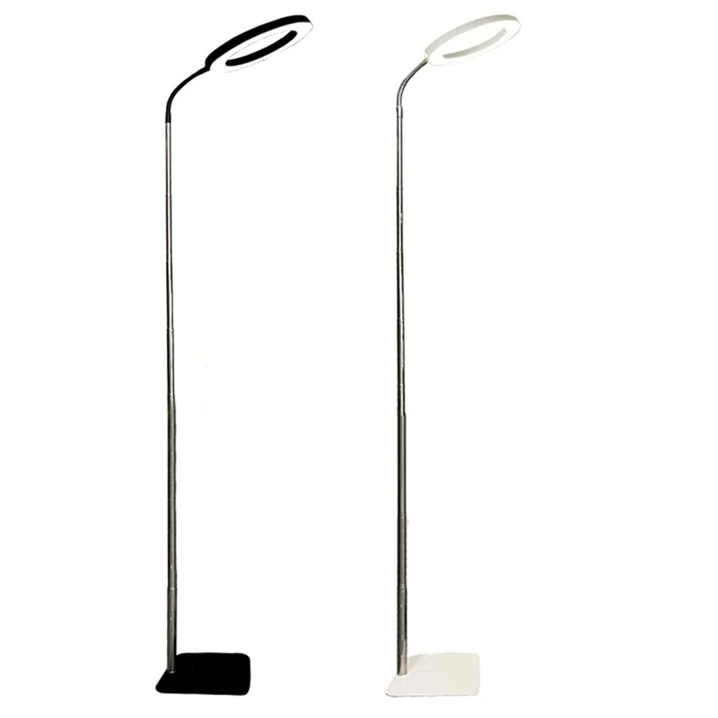 Luz de cultivo de plantas regulable, espectro completo de 160Mm, 72LED, luz de relleno de plantas de espectro completo, temporizador de 3 modos regulables, color negro