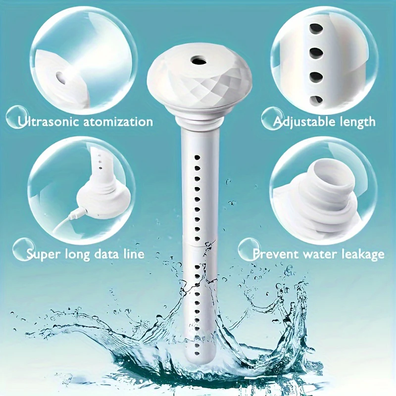 Diamond Atomization On-board Portable Home Office Humidifier Usb High-capacity Desktop Hydrating Humidifying Device