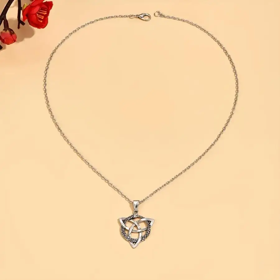 1/5/10/20/50/100pcs Gothic Vintage Hollow Viking Rune Pendant Necklace Boho Necklace Holiday Jewelry Love Mini Items Daughters F