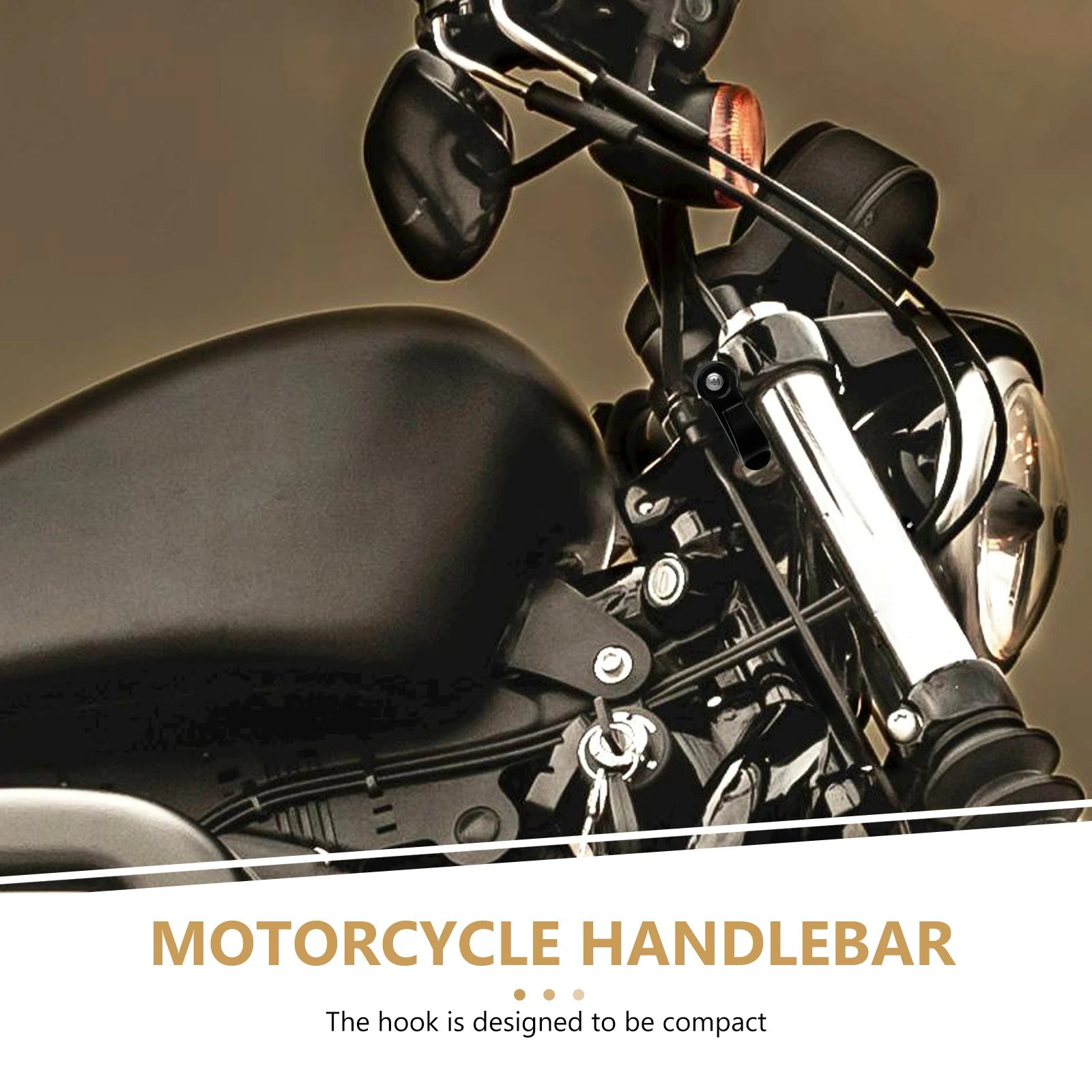 

Motorcycle Side Hook Holder Handlebar Hanger Sturdy Aluminum Compact Design Easy Installation Tool Included Motorcycle