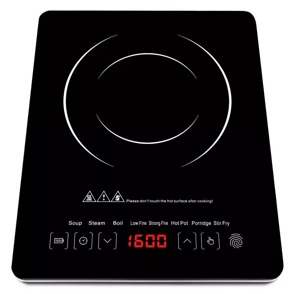 2200W Portable Electric Induction Hob Digital Touch Single Cooker Hot Plate