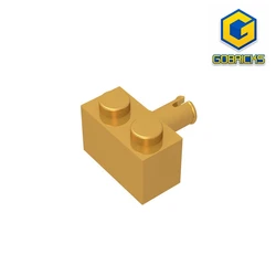 Gobricks GDS-956  Brick, Modified 1 x 2 with Pin compatible with lego 2458  DIY Educational Building Blocks Technical