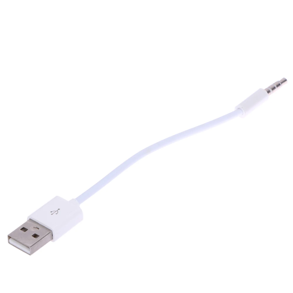 Charger Data USB 3.5mm Sync Audio Cable for iPod Shuffle 3rd 4th Gen