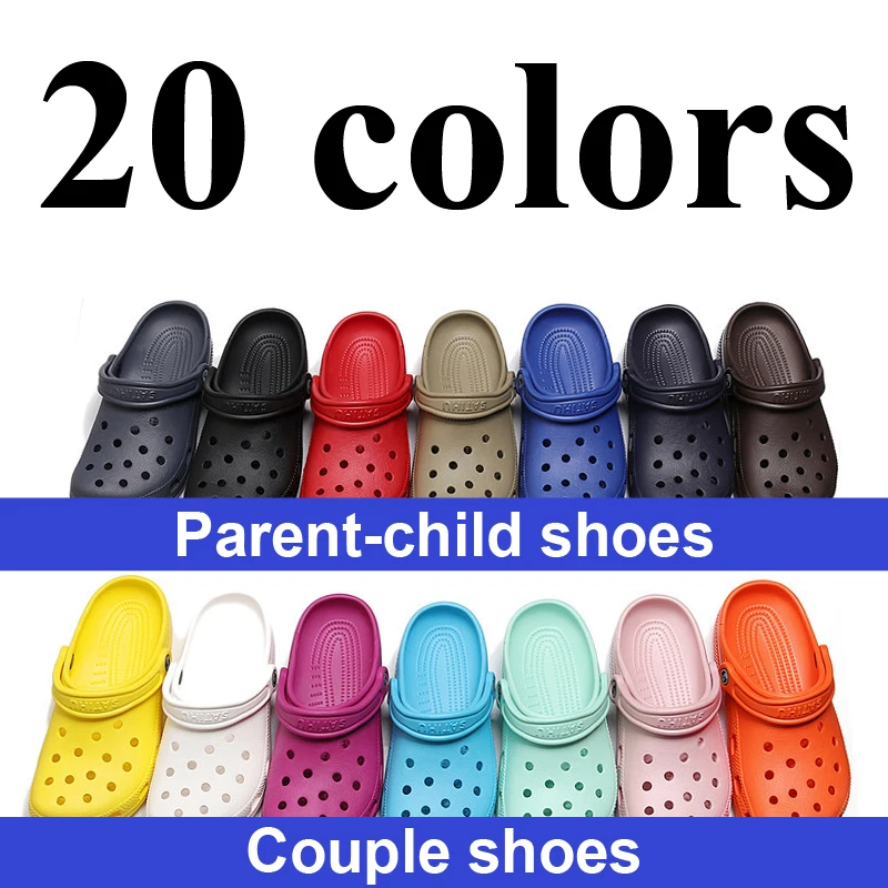 Satihu Sandals Clog Lover Couples Parents And Children Family Summer Brook Beach Walking Popular Fashion Slippers Light Shoes