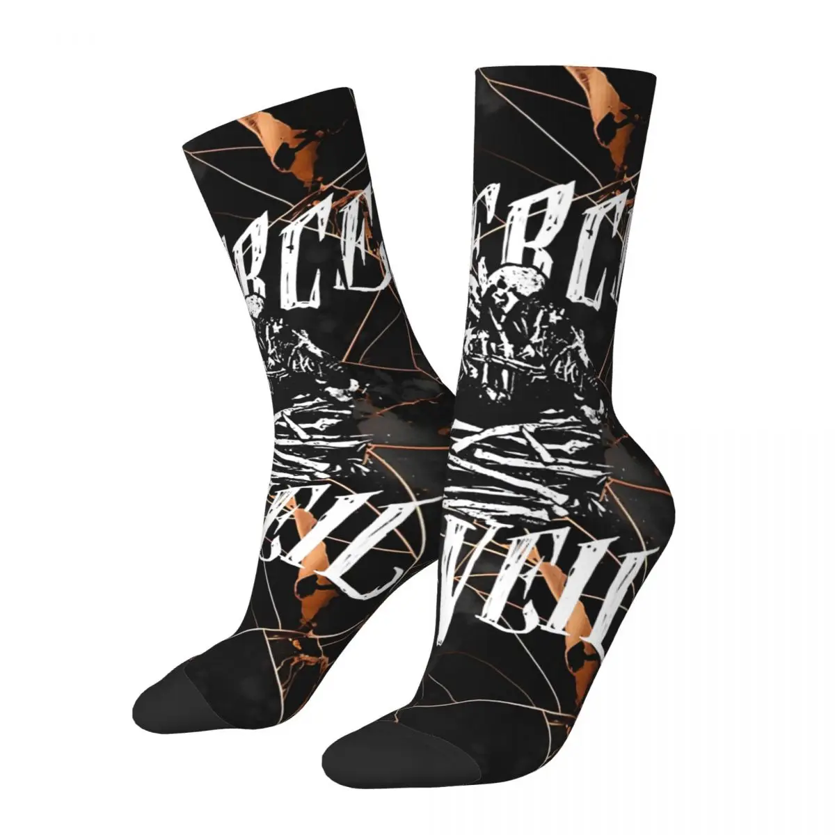 

Vintage Amazing Men's compression Socks Unisex Pierce The Veil Harajuku Pattern Printed Novelty Crew Sock