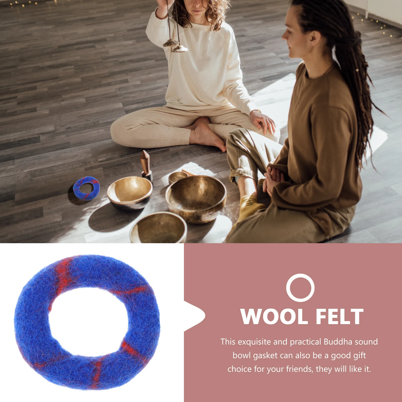 

Buddha Music Bowl Mat Singing Pads Meditation Large Cushion Cushions for