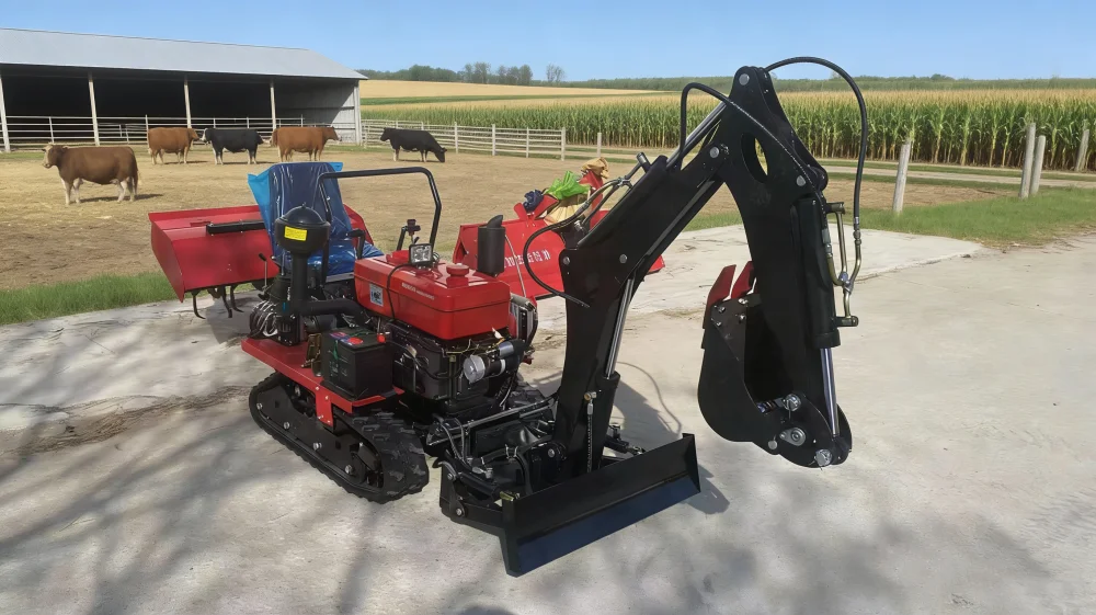 Customized 35HP Crawler Tracto - Garden Tiller Mini review and price