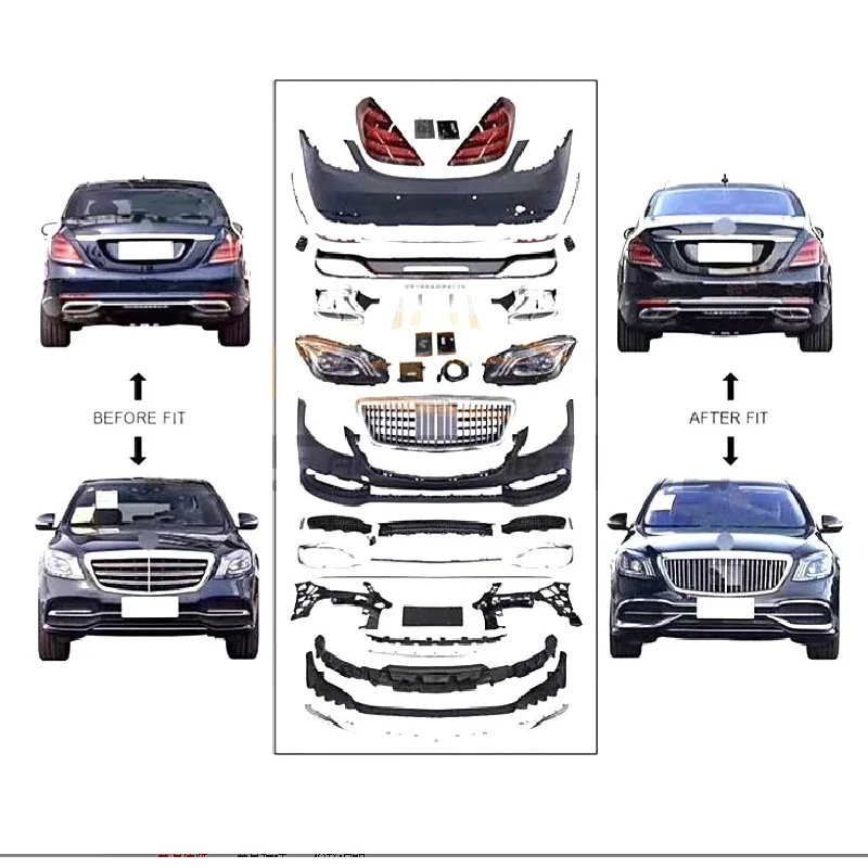 

S Class W222 Accessories W222 Bodykit for 2014-2020 S Cass Facelift W222 Body Kit