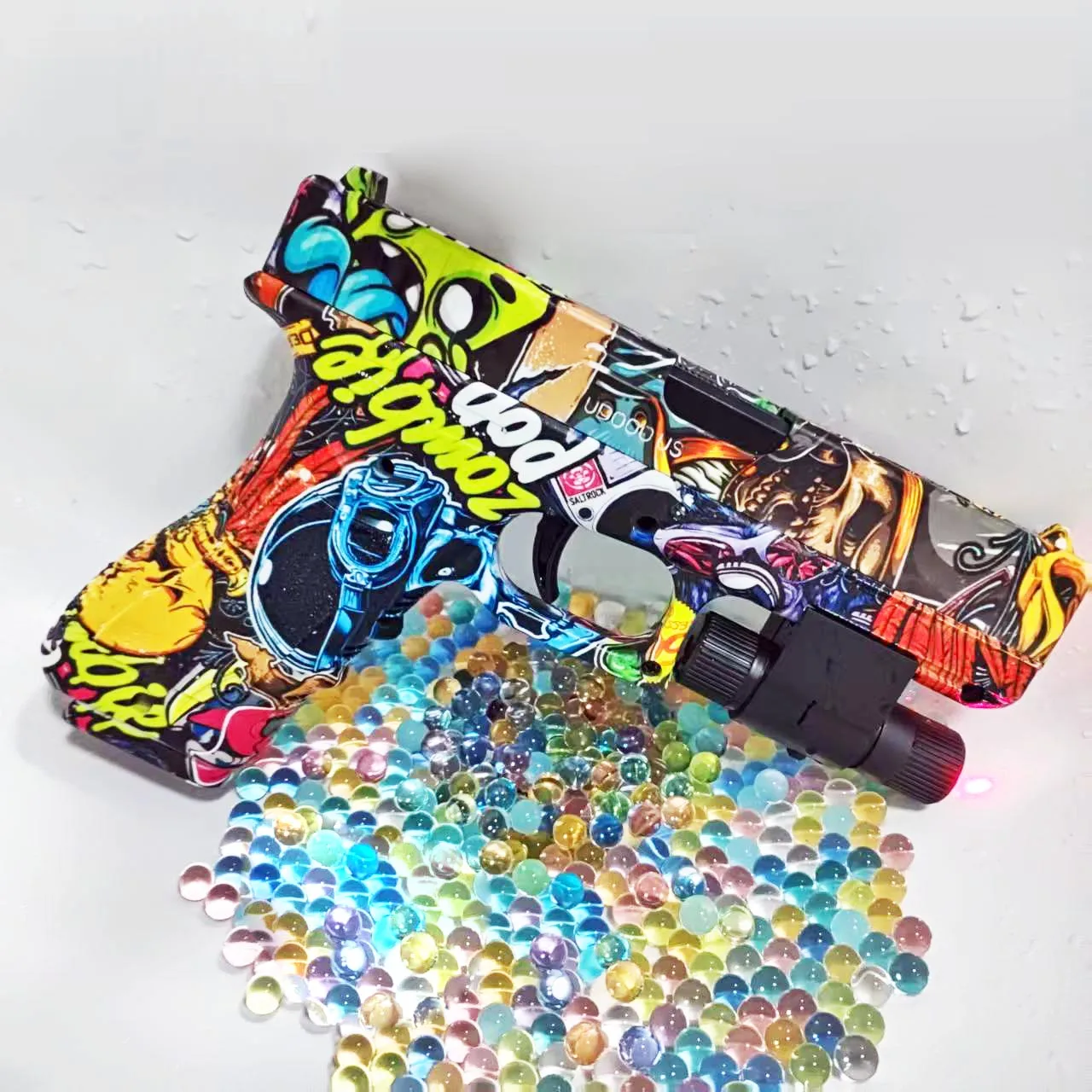 Pistola de juguete Manual G17 de bala suave con pistola láser Airsoft deportes al aire libre CS juego de disparos arma para regalo de niños