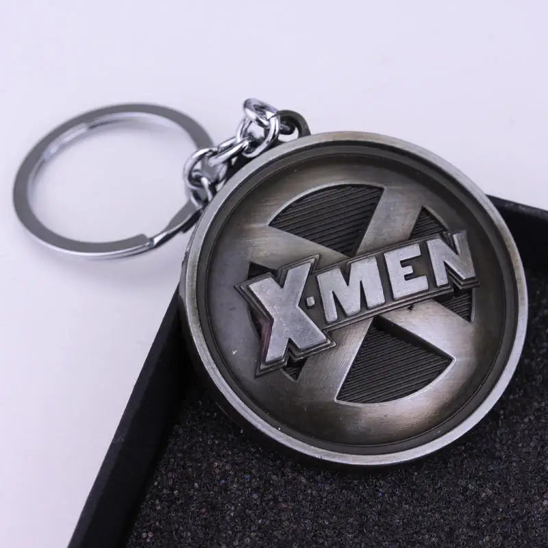 Disney Marvel X-Men Wolverine Keychain Metal Keyring Fashion Gift Creative Jewelry Couple Car Key Chain Student Backpack Pendant