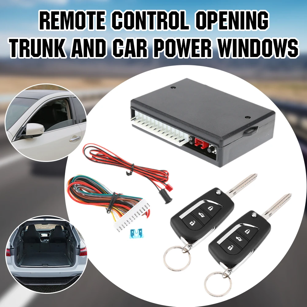 Auto Auto Keyless Entry Systeem Afstandsbediening Centrale Vergrendeling Kit Universele Auto Centrale Deurslot Keyless Entry Systeem Afstandsbediening