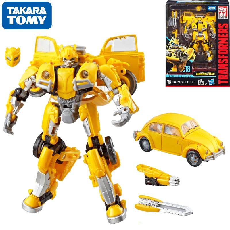 

В наличии Transformer SS Studio Series US Version SS-18 D Class Bumblebee PVC аниме персонаж экшн-фигурка коллекция игрушек