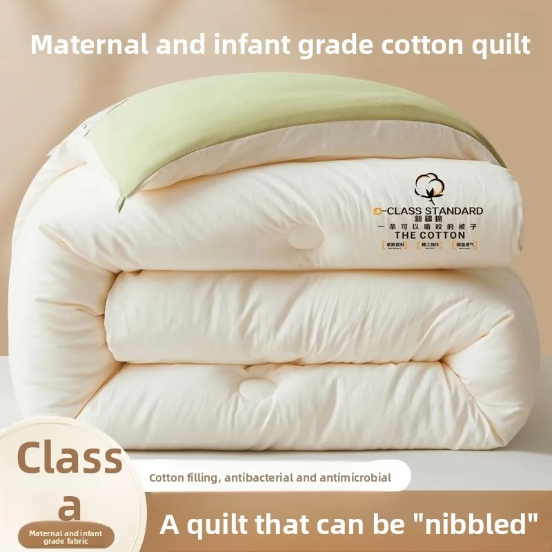 

100% хлопок, синьцзянское хлопковое одеяло, теплое зимнее одеяло для одноместного студенческого общежития