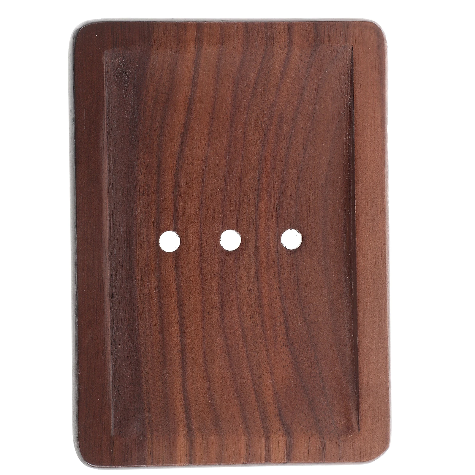 

Wooden Soap Long Rectangle Self Draining Holder Bathroom Tray Kitchen Storage Rack Bathroom Soap Tray Bar Container