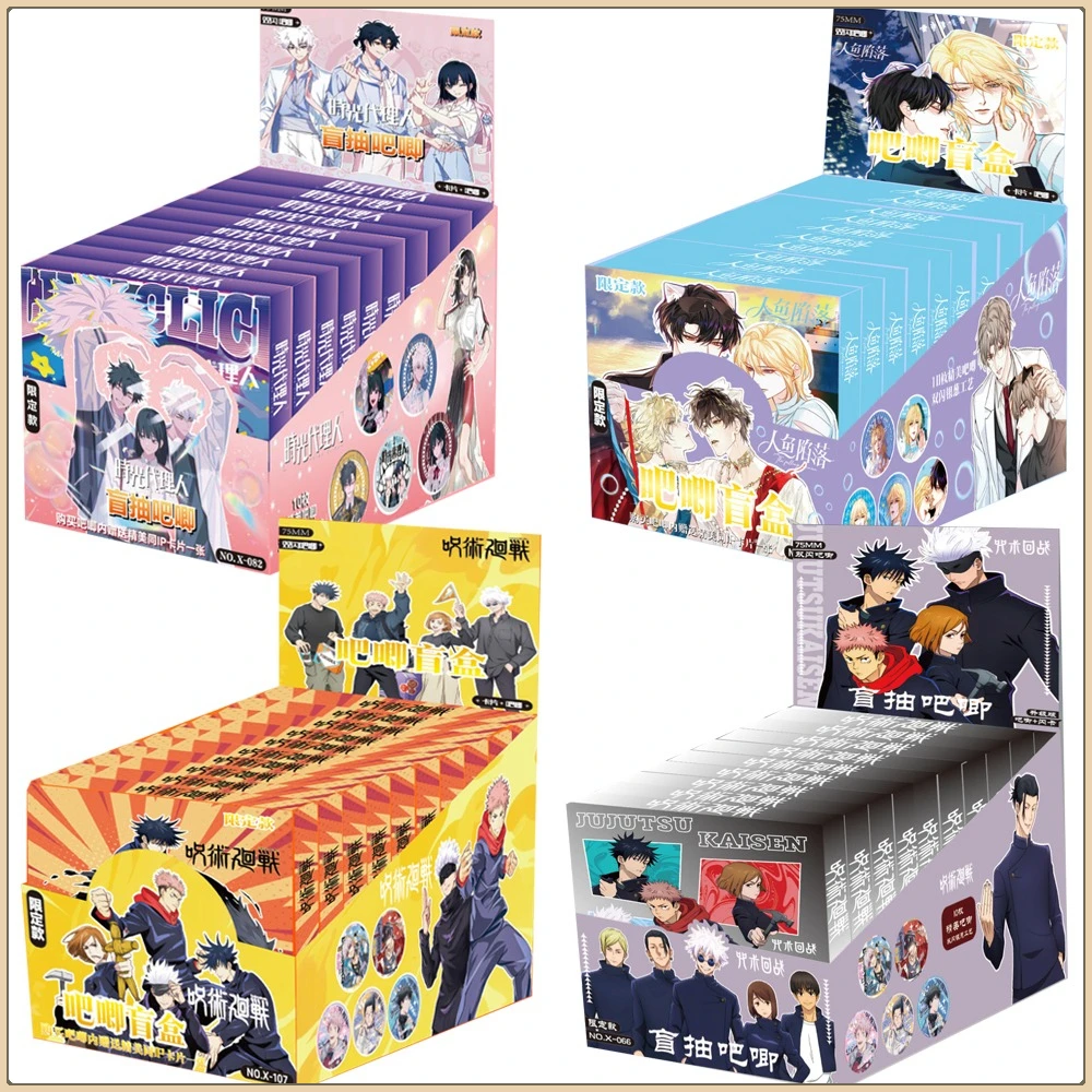 

Creative Cartoon Anime Celebrity Periphery Round Badge Cute Cartoon Practical Exquisite Collection Cards Perfect Birthday Gifts