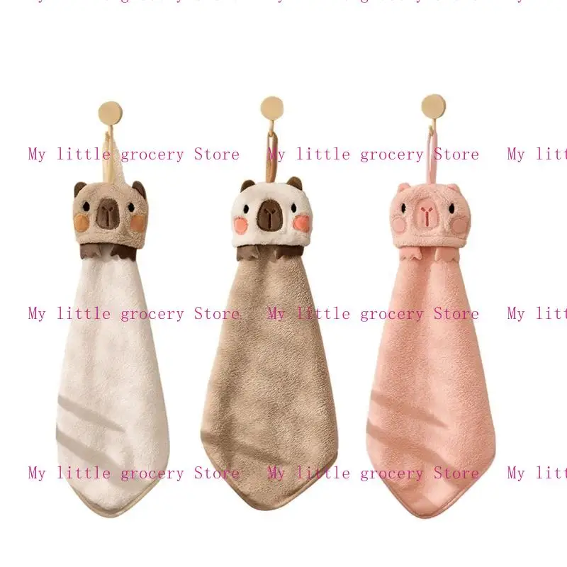 D5BD Soft and Plush Wipes in Cartoon Print Quality Hand Towel for Kids Soft Plushes Quick-Drying Clothes Baby Wipes