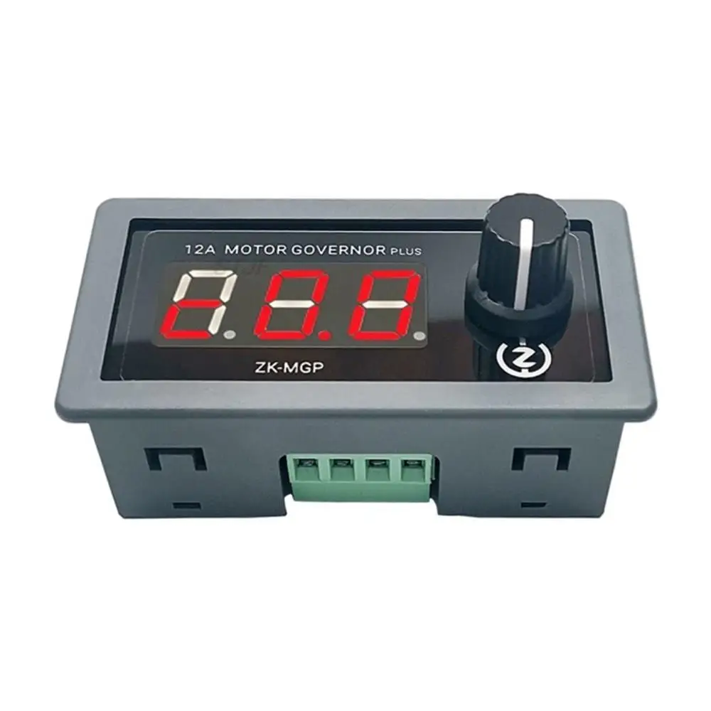Controlador de velocidad del Motor de CC PWM, controlador Dual MOS, regulador de frecuencia ajustable, atenuación LED, 1KHz-99KHz, 5-30V, 12A, ZK-MGP