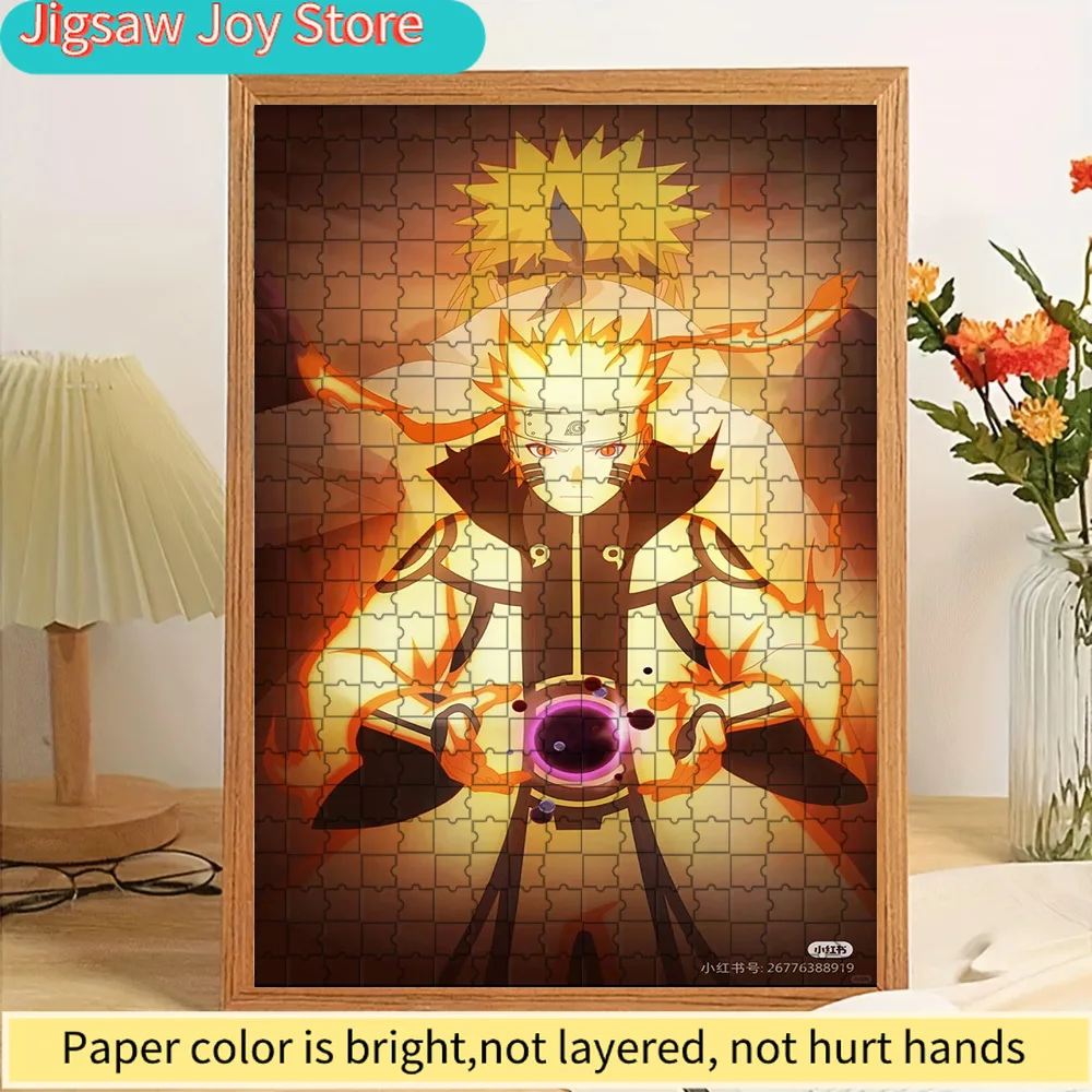 

Аниме-пазл «Наруто Узумаки: Шесть путей Мудреца» с изображением чакр, высококачественная печать, гладкие детали без заусенцев