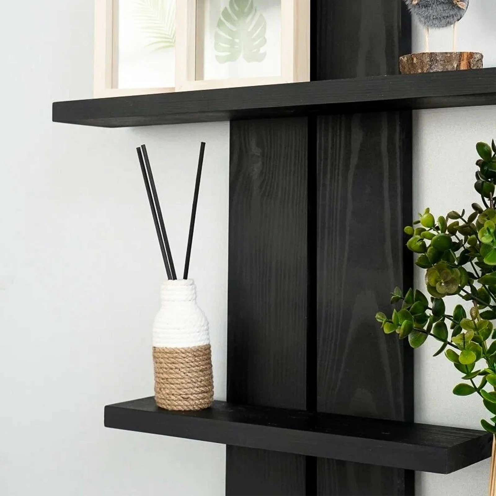 

1 Roll Pure Color Wallpaper Self-Stick Peel Stick Waterproof Thickened Decorative Home Office Adhesive Wallpaper (Black)