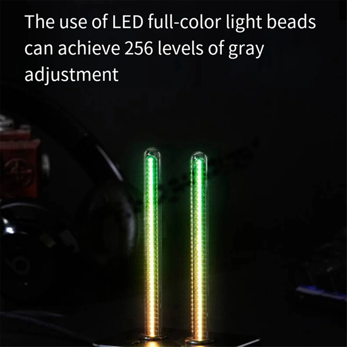 Retro Pseudo-Nixie Tube IN9 Electronic Tube Music Spectrum Meter Level Meter Desktop Ornament Pickup Rhythm Light