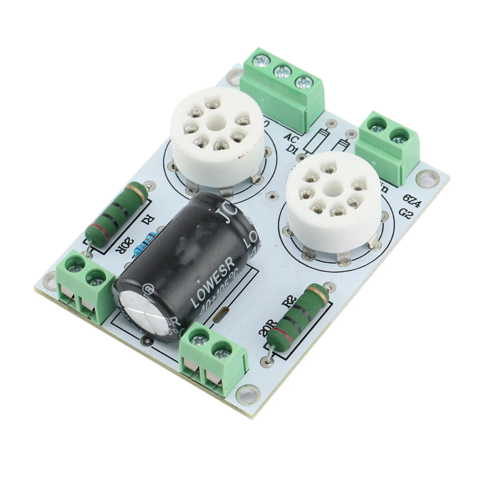 【ADD TO CART 】6Z4 Rectifier Dual Tube Preamplifier Bile Rectifier Filter Board Experimental Power Supply Single Dual Power Windi