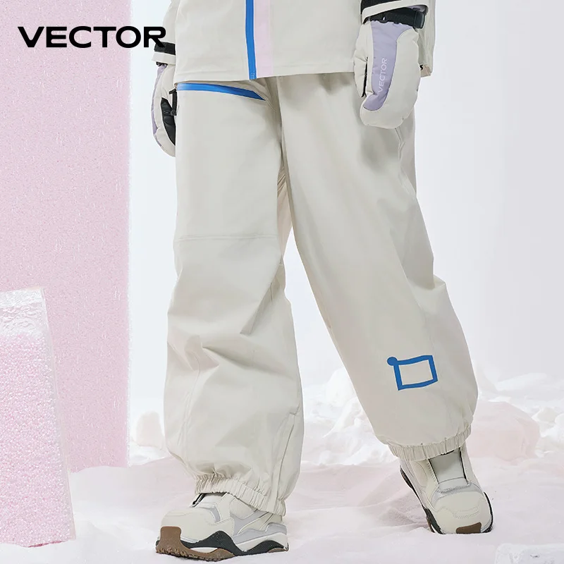 

VECTOR Men Women Ski Pants Winter Warm Windproof Waterproof Outdoor Sports Snowboard Ski Trousers Winter Pants Men