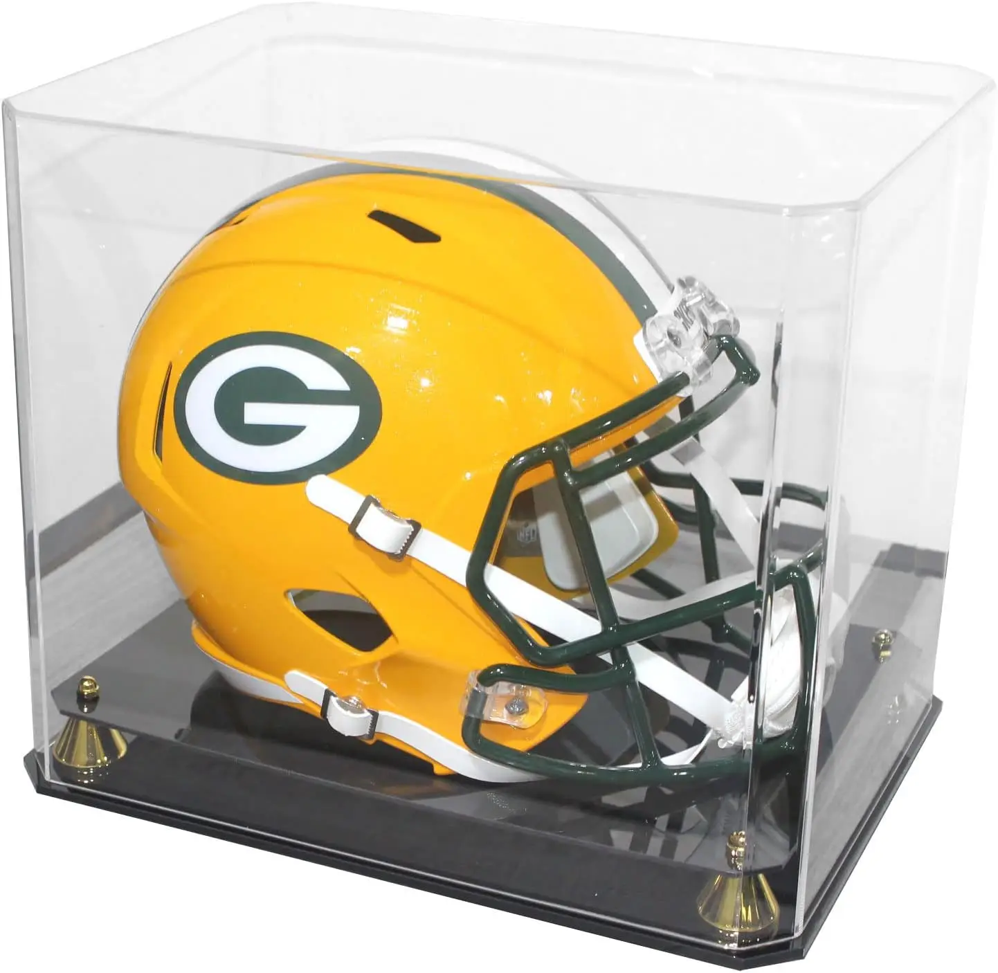 

Collector's Helmet Display Case with UV Protection, Fits Football, Baseball, Hockey & Motorcycle Helmets