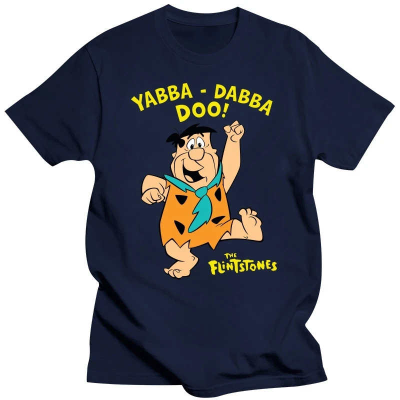 The Flinstones 'yabba Dabba Doo' T Shirt - New & Official! 2019 New Fashion T Shirt Men Cotton