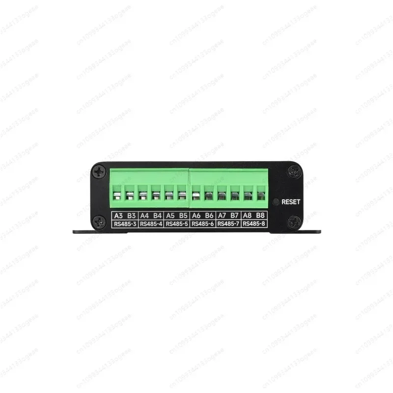 8-Ch RS485 to RJ45 Ethernet Serial Server, 8 Channels RS485 Independent Operation, Rail-mount Industrial Isolated Serial Module