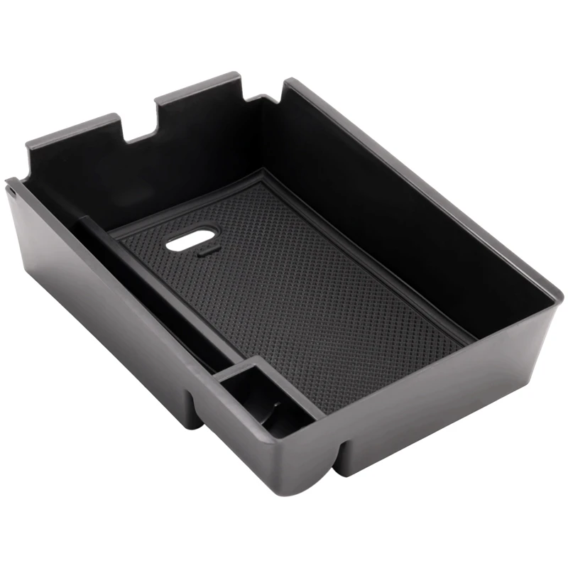 For Kia Sportage 2022 Centre Console Armrest Organiser Storage Box With Non-Slip Mat Tray Car Accessories