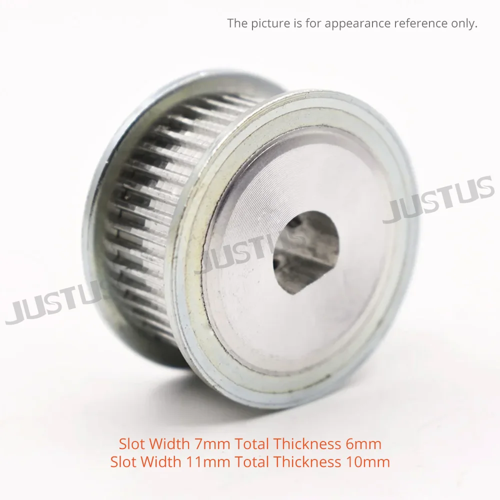 40T/50T/52T/60T MXL タイミングプーリー同期ホイール D 穴 5x4.5/6x5/6x5.5/8x7/8x7.5/10x9mm ピッチ 2.032mm