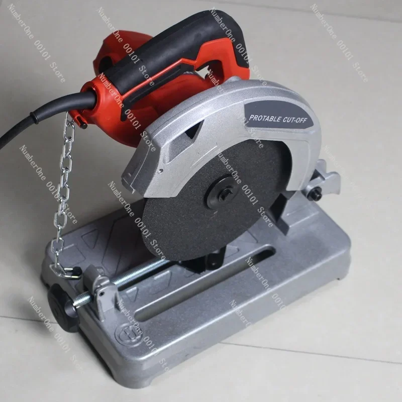 Small Steel Machine Cutting Machine Mitre Saw 7-Inch Electric Circular Saw Wood Processing and Decoration Tools with Base Plate