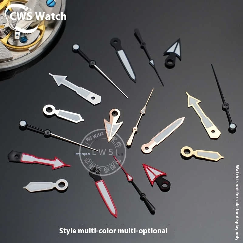 Для часов Seiko, стрелки NH35/36, механизм, светящаяся час и минуты, модифицированные аксессуары для часов для ремонта и настройки часов