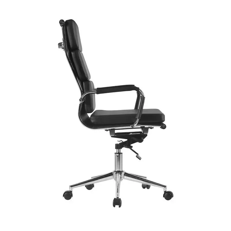 free sample ergonomic office chairs high back swivel PU leather  classical metal  