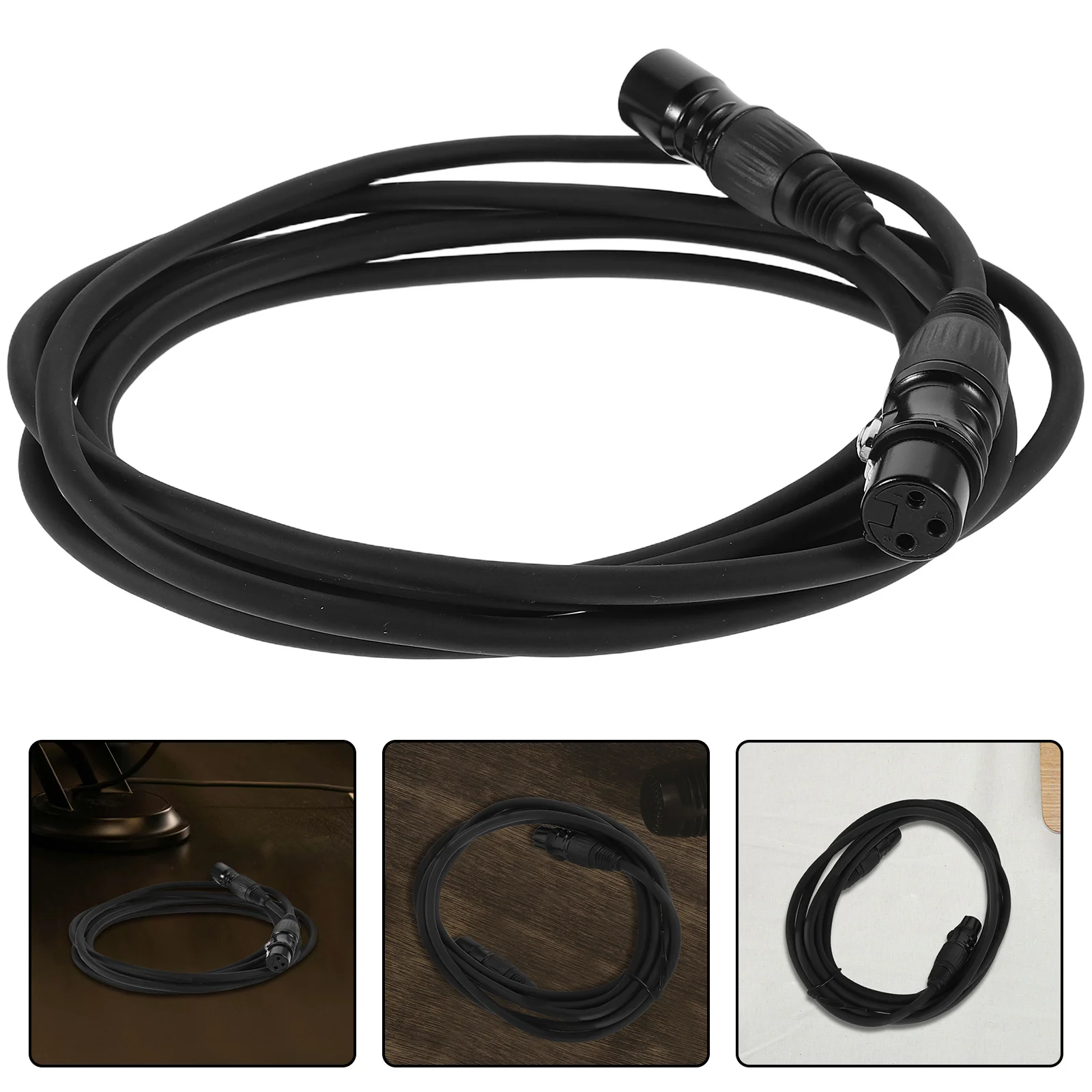 

Xlr Cable Gold Plated Connectors Microphone Mixer Audio Transmission Clear Sound Male to Female Durable Longlasting Concerts