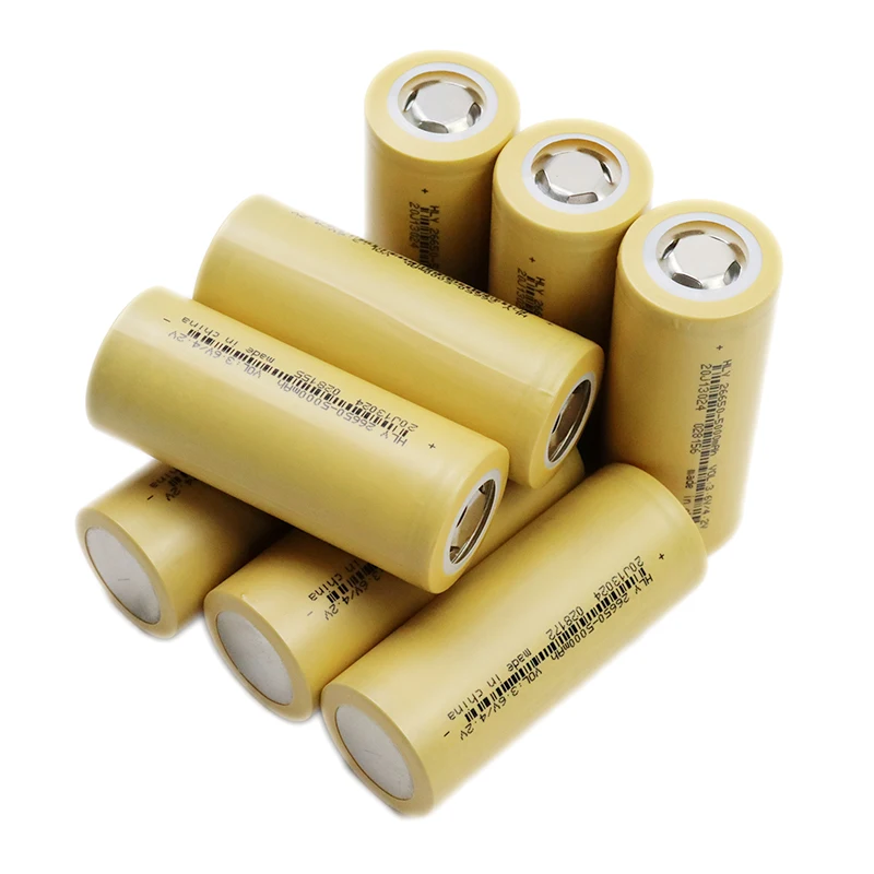 100% новый оригинальный высококачественный литий-ионный аккумулятор 26650 5000 мАч 3,7 В, подходит для электроинструментов, таких как светодиодные аккумуляторы