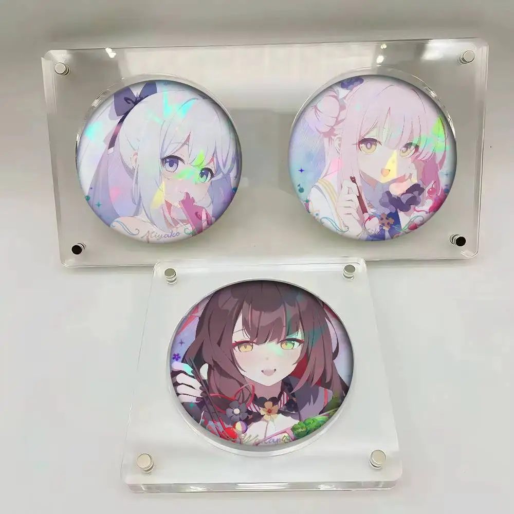 Game Blue Archive TSUKIYUKI MIYAKO   /44/58MM Customizable Button Pins Cute Funny Creative Badge Jewelry Decor Gifts For Friends