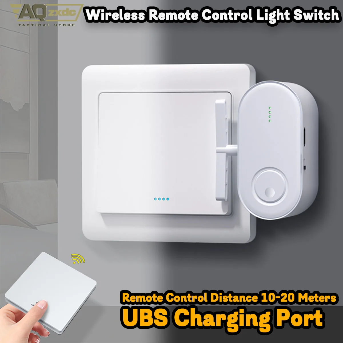 

Remote Automatic Controller Remote, Light on/off Device for Lazy People Wiring Free Remote Control Switch Intelligent Wireless