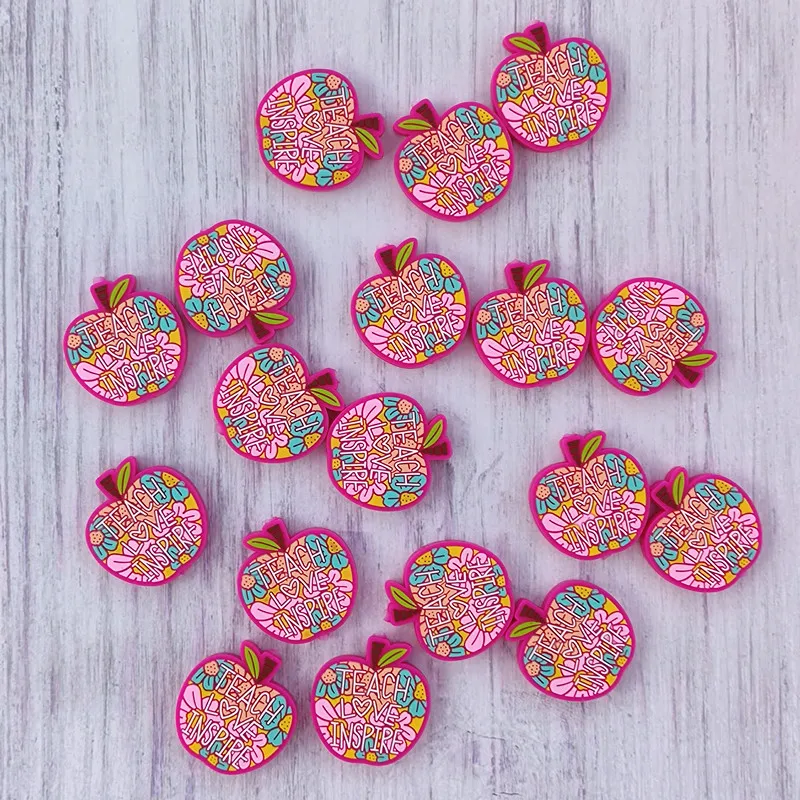20/50pc Silicone Beads Food Grade Silicone Mini Cartoon Focal Bead DIY Nipple Chain Jewelry Accessories Wholesale Silicone Beads
