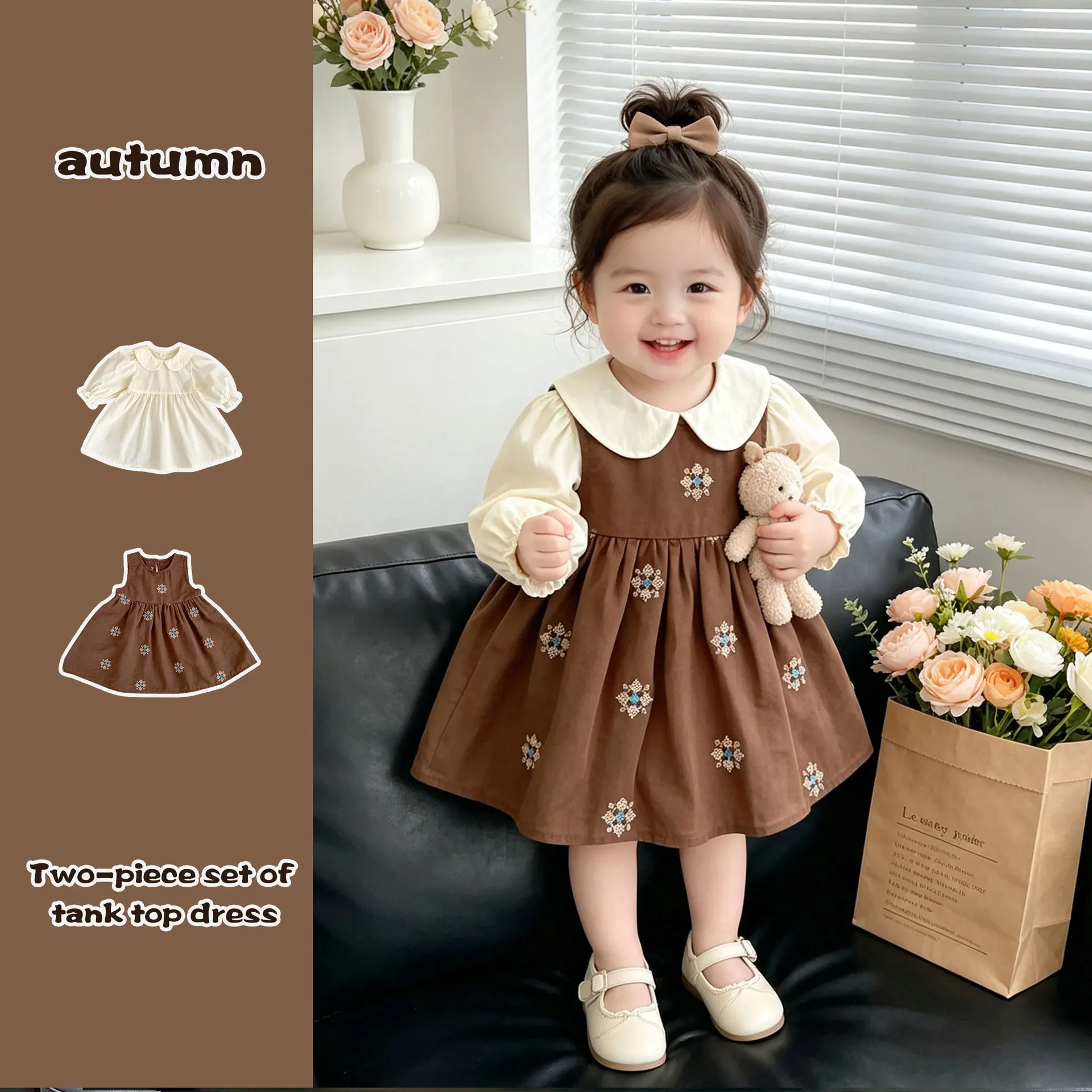 conjunto-de-vestido-de-2-piezas-para-ninas-otono-2026--conjunto-de-top-de-manga-larga-para-ninos-pequenos-falda-tipo-jumper-en-linea-a--traje-elegante-para-combinar-en-capas