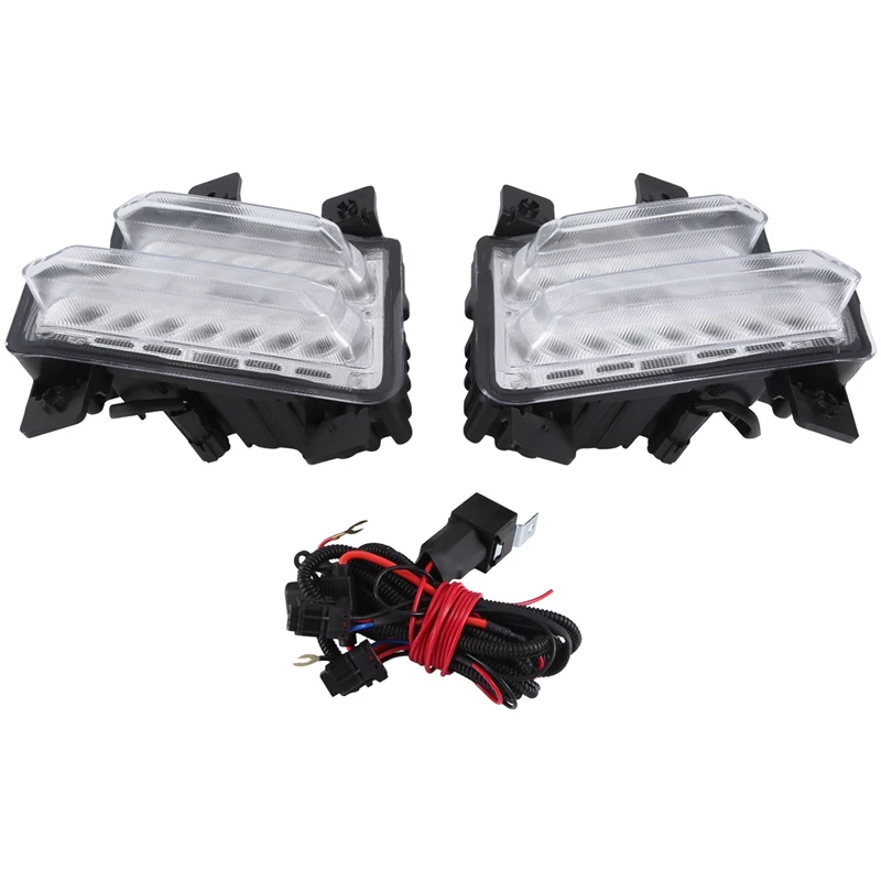

Car Daytime Running Lamp Assembly LED DRL Front Driving Siganl Light For Chery Tiggo 5X/7 2020 Parts 605000268AA
