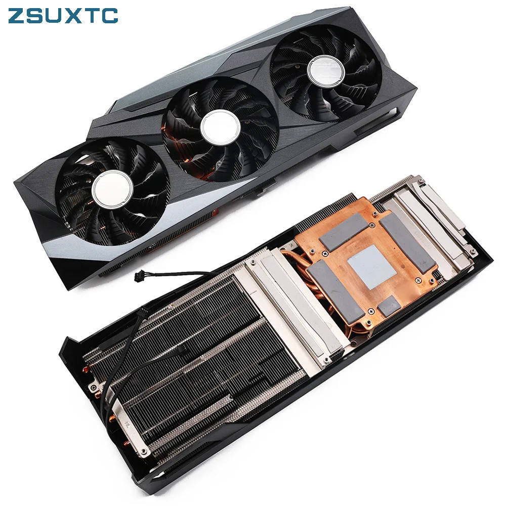 RTX3080 Video Card Heatsink For GIGABYTE GeForce RTX 3080 RTX 3090 GAMING OC Graphics Cards Radiator Fan