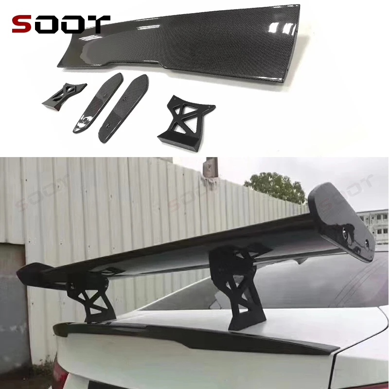 

For BMW 2 3 4 5 serie M3 M4 F22 F30 F32 G30 G87 F82 G80 G82 gts Style Carbon Fiber spoiler Tail fins Car Rear Trunk Spoiler Wing