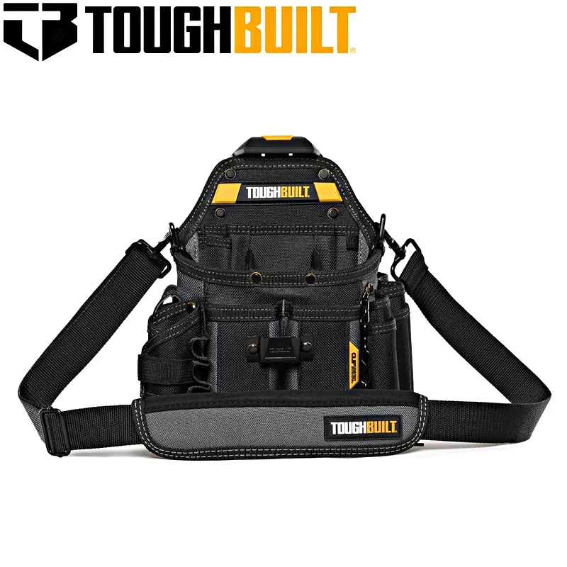 toughbuilt-tb-ct-114-stockholm-eyman-poudres-d'electricien-sangle-initiee-plusieurs-poches-compartiment-usure-degre-boite-a-outils