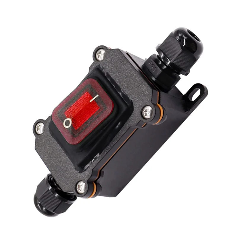 Super Deals IP67 Waterproof Inline Switch 12V DC 20A High Current Power Waterproof Switch