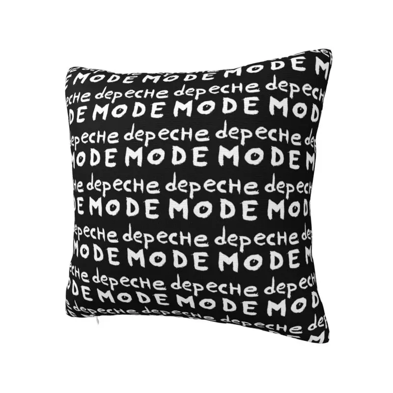 Custom Depeches Cool Mode Square Pillow Case Decoration 3D Double-sided Printed Music Cushion Cover for Sofa
