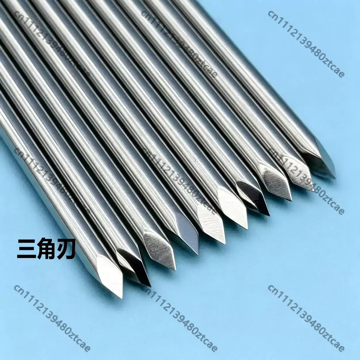 Orthopedic threaded Kirschner wire with middle thread, bone traction pin, intramedullary nail and external fixator bone pin