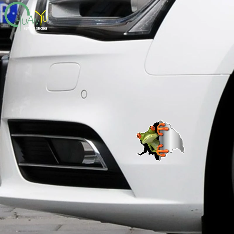 Color Frog Pet Animal Waterproof Vinyl Decal Car Accessories Decor Pegatinas Para Coche