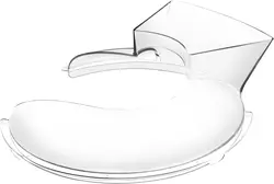Dishwasher Safe,KSMBLPS Pouring shield for kitchenaid 5.5qt ,6 Quart &5, 7, 8 Qt Stainless Steel Bowl,fit ka Bowl-Lift Bowl