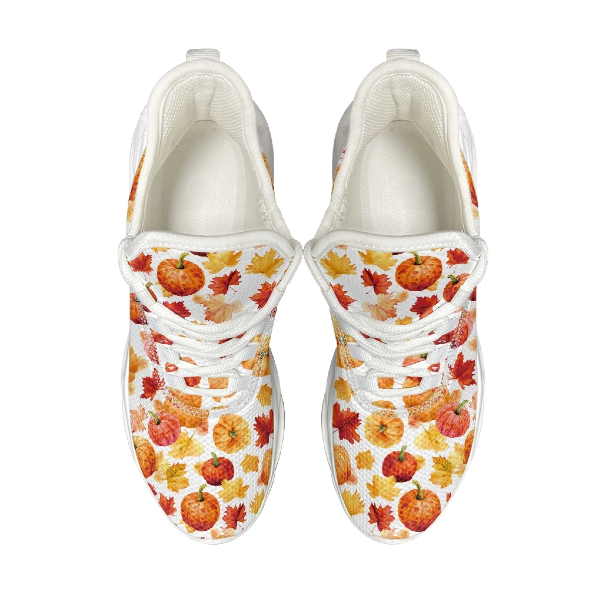 XIXIRIMIDO Running Sneakers Ladies Walking Shoes Thanksgiving Pumpkin Shoes for Woman Sapatos Femininos Elegante Tenis Masculino